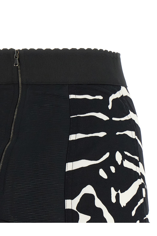 'Zebra' shorts Black-grey