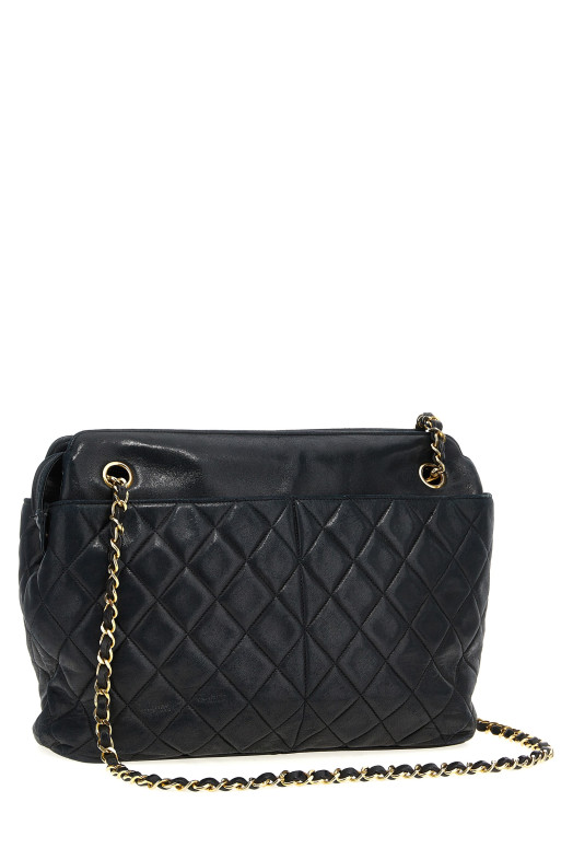 Vintage Chanel Shoulder Bag Black