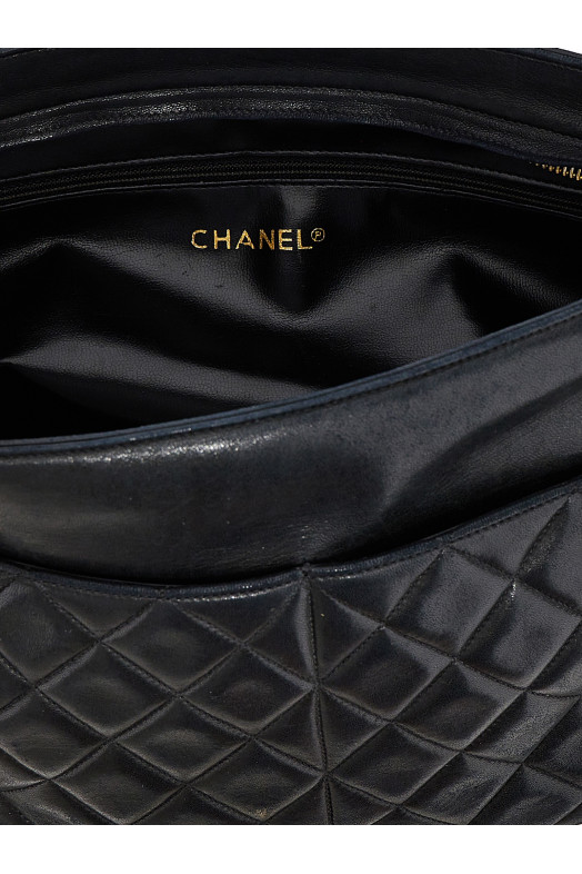 Vintage Chanel Shoulder Bag Black