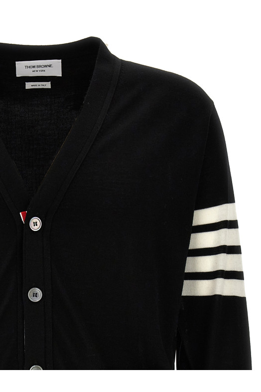 Merino wool cardigan Black