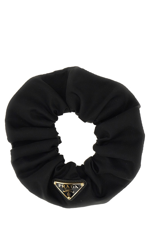 Re-Nylon hair elastic Black