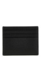 Logo leather cardholder Black