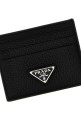 Logo leather cardholder Black