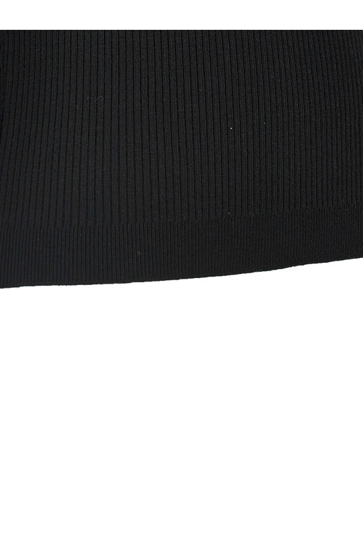 Ruffle t-shirt Black