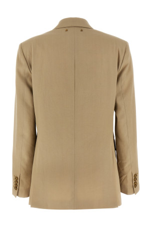 Heraldic buttons blazer Beige