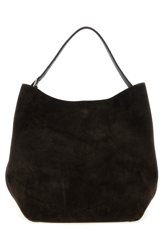'Belted Tote' shoulder bag Brown