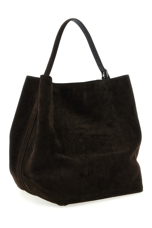 'Belted Tote' shoulder bag Brown