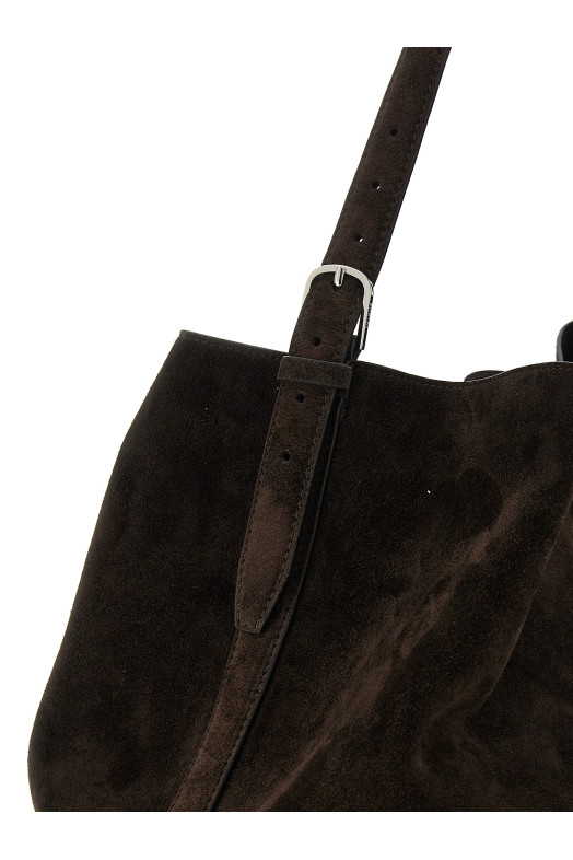 'Belted Tote' shoulder bag Brown