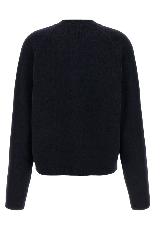 'Hammered Button' cardigan Blue