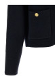 'Hammered Button' cardigan Blue