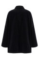 Velvet overshirt Black