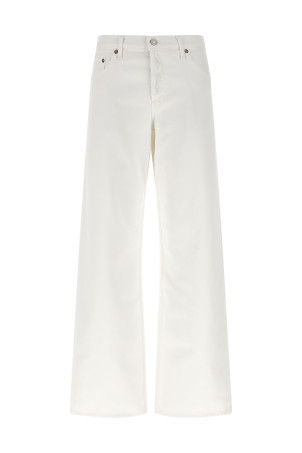 'Low Rise Loose' jeans White