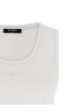 Майка с вышитым логотипом, белая BALMAIN GF0EB075BD10GDI