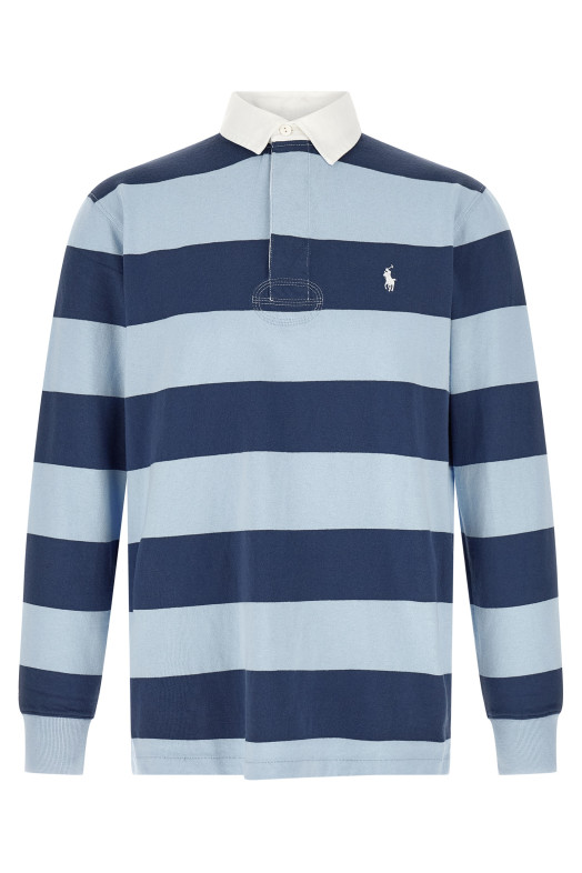 'L'Iconica Maglia da Rugby' polo shirt Blue
