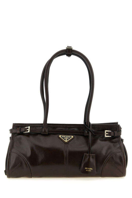Средняя сумочка «Prada Bonnie»  Коричневая 1BA426VMOM2CYRF01D6