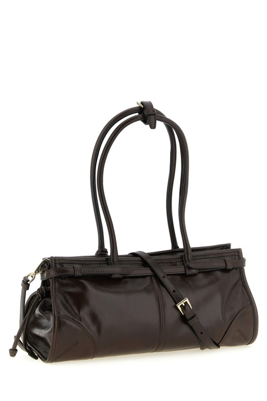 Средняя сумочка «Prada Bonnie»  Коричневая 1BA426VMOM2CYRF01D6