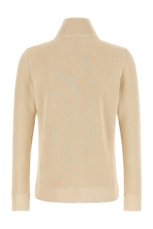 Кардиган из ребристого трикотажа  Бежевый MAISON MARGIELA SI1HA0013S17781105F