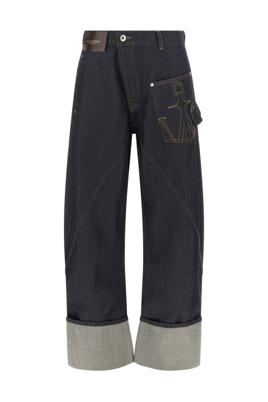 'Twisted Workwear' jeans  Blue