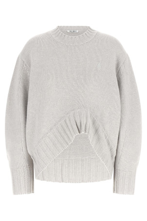 Asymmetrical hem sweater  Gray