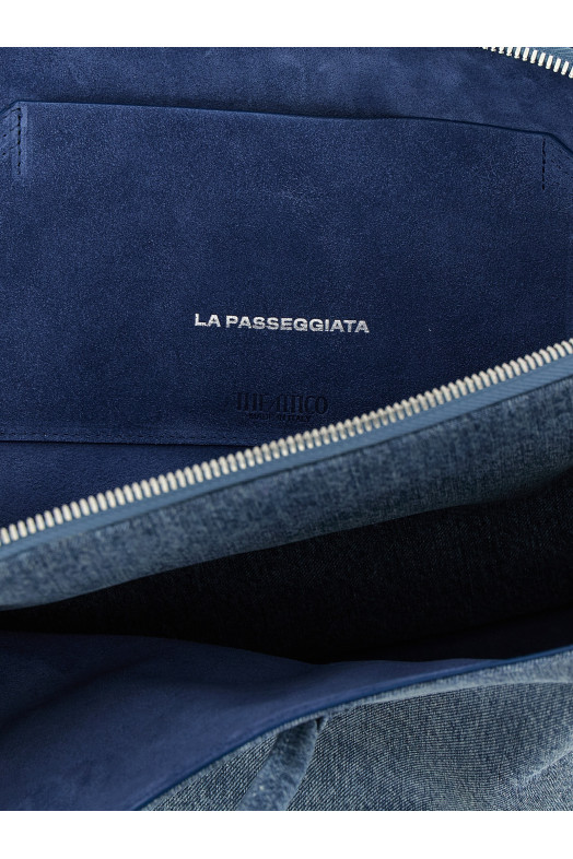 'La Passeggiata Medium' shoulder bag  Blue