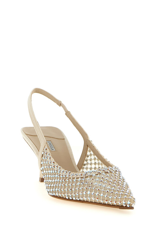 'Gilda' slingback Beige