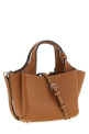 Micro leather handbag Brown