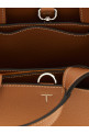 Micro leather handbag Brown