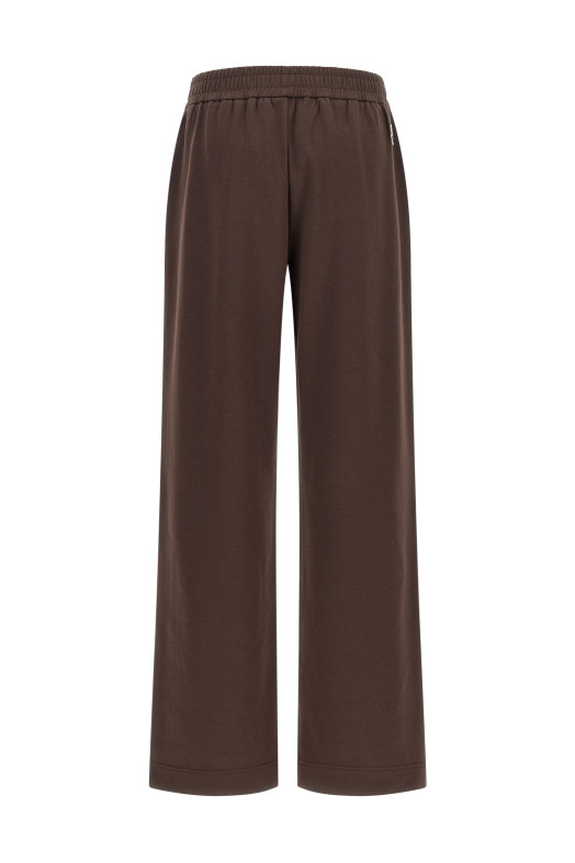 Double knit joggers Brown