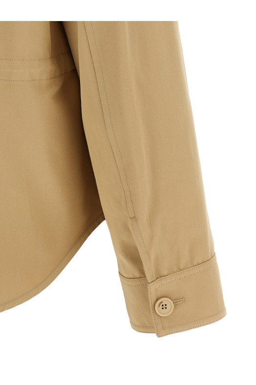 'Anagram' Workwear Jacket Beige