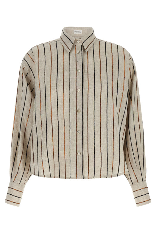 Рубашка «Sparkling Stripes», бежевая MM633RF506C200