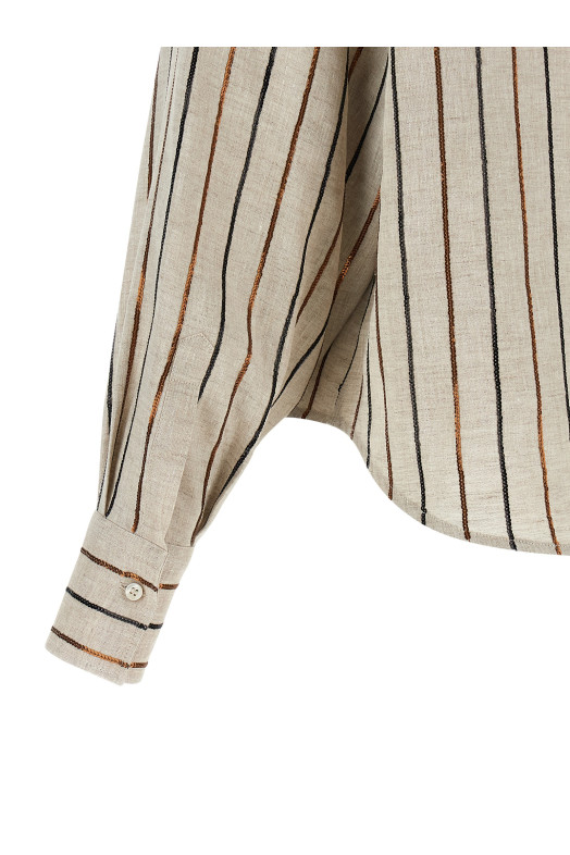 Рубашка «Sparkling Stripes», бежевая MM633RF506C200