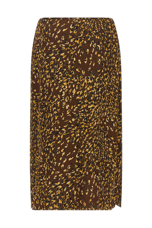 Animal skirt Brown