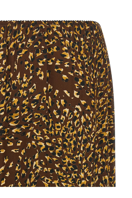 Animal skirt Brown