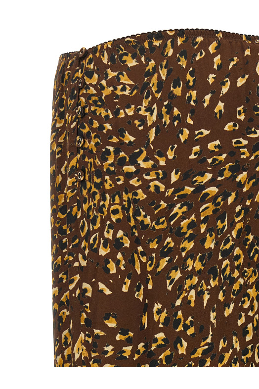 Animal skirt Brown
