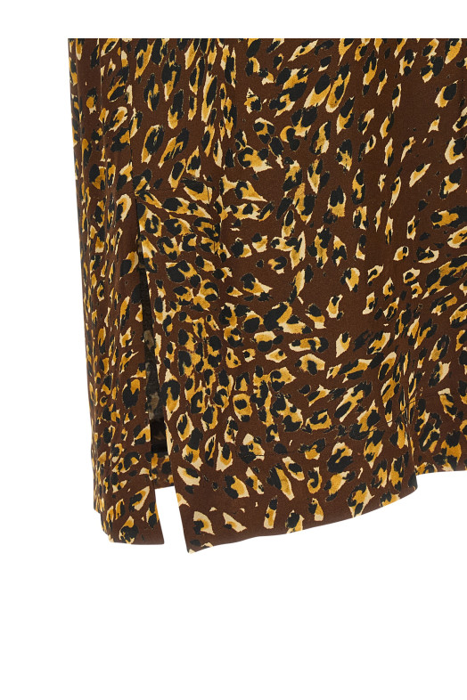Animal skirt Brown