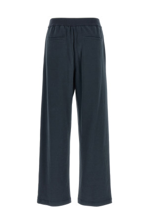 Joggers with frontal stitching detail Blue