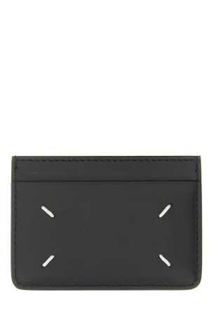 'Four Stitches' card holder Black