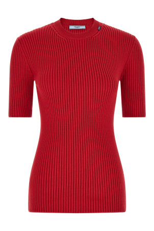 Ribbed sweater  Red