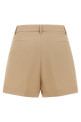 Bermuda shorts with pleats Brown