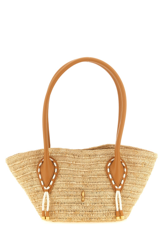 'Venus Basket' mini shopping bag Beige