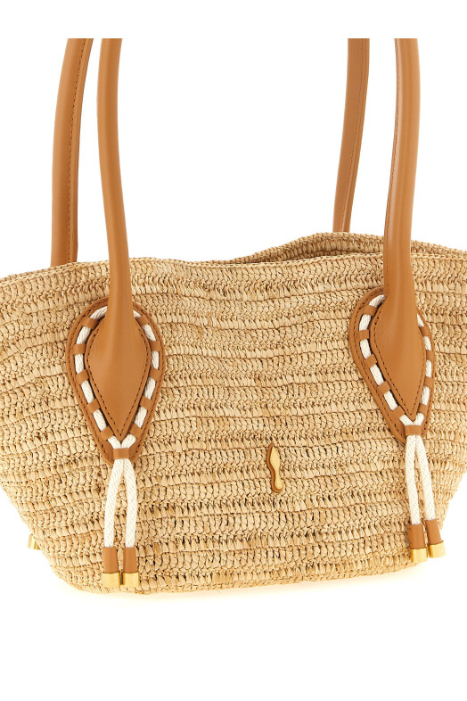 'Venus Basket' mini shopping bag Beige
