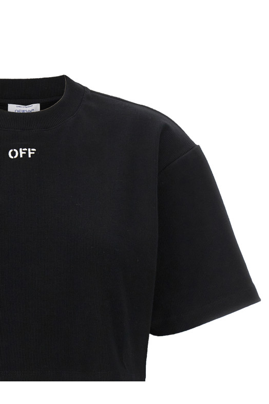 'Off Stamp' T-shirt Black