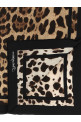 Leopard-print scarf Brown