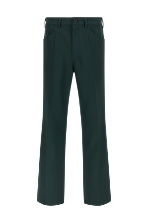 Technical twill pants Green
