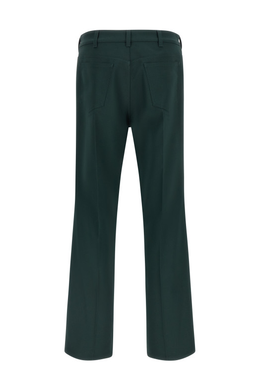 Technical twill pants Green