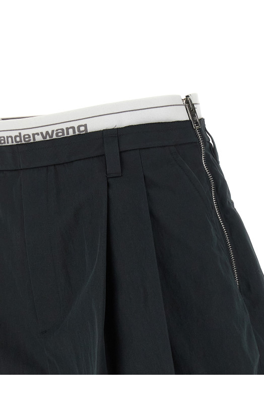 Logo band shorts Black