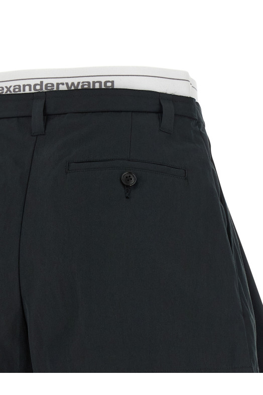 Logo band shorts Black