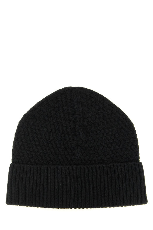 Шапка с узором «корзинка», черная MONCLER L20913B00026M4281999