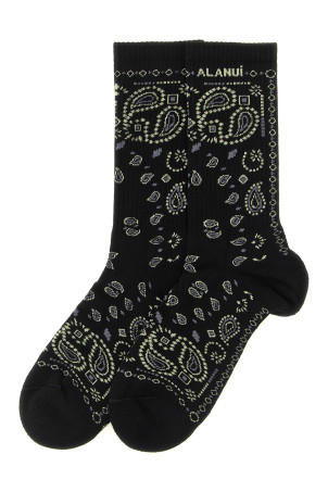 'Bandana' socks Black