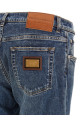 Logo plaque jeans Blue
